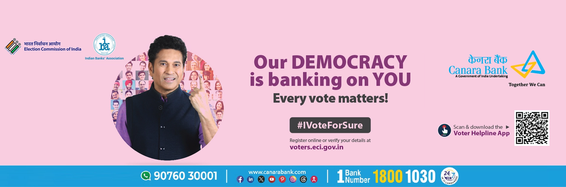 Vote for sure banner